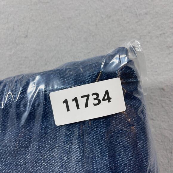 KanCan High Rise Distressed Jeans Women 26โ Button Fly Raw Hem Exclusive Fit - Picture 11 of 11